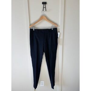 Original Penguin Men Charcoal Fitted Stretch Dress Pants 32x32 NEW